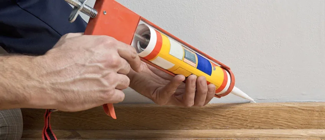 how to caulk