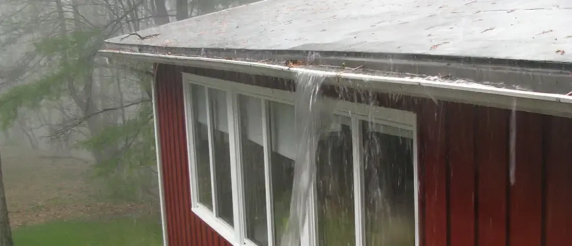 prevent overflowing gutters