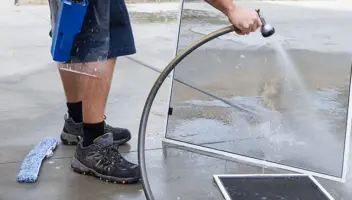 cleaning window screens