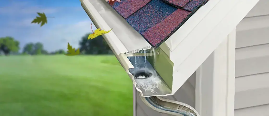 debris on your existing gutters