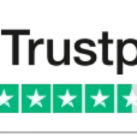 Trustpilot star rating with logo