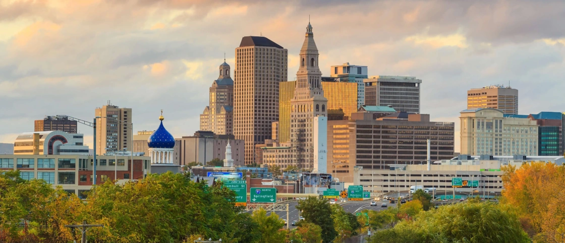 Cityscape in Connecticut