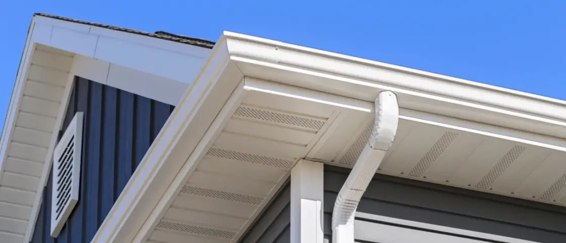 Clean gutter system. Know before buying gutters.