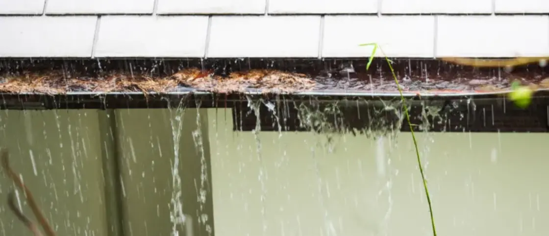 Water Damage Caused by Clogged Gutters