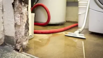 home water damage in basement