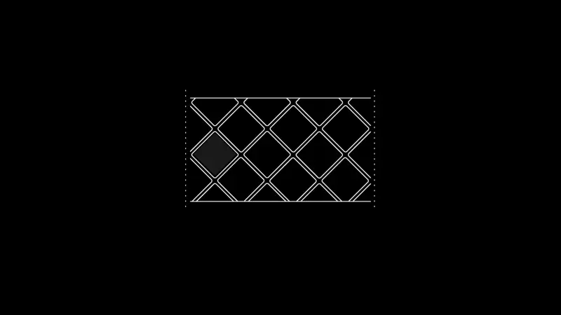 Diagram of a micromesh pattern