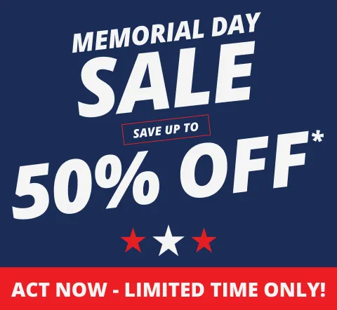 2026 Memorial Day Sale Up To 50% Off*