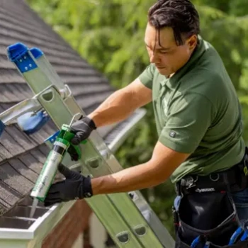 Our local pros clean and fix your gutters.