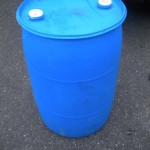 Rain Barrel Before Conversion to Rainwater Harvesting System