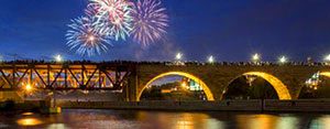 4th of July Fireworks in Minneapolis, Minnesotta