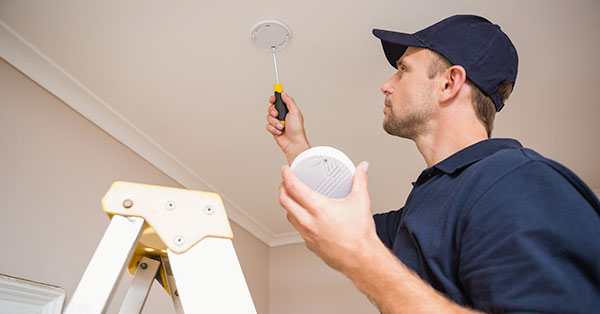 install and test smoke detectors 