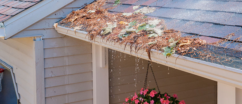 Clogged gutters are the number one reason why gutter fail