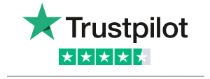 Trustpilot star rating with logo